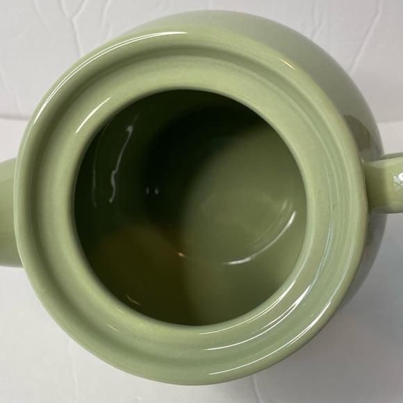 Pottery Barn EMMA Green Teapot 40oz Made In Portugal - Picture 10 of 16